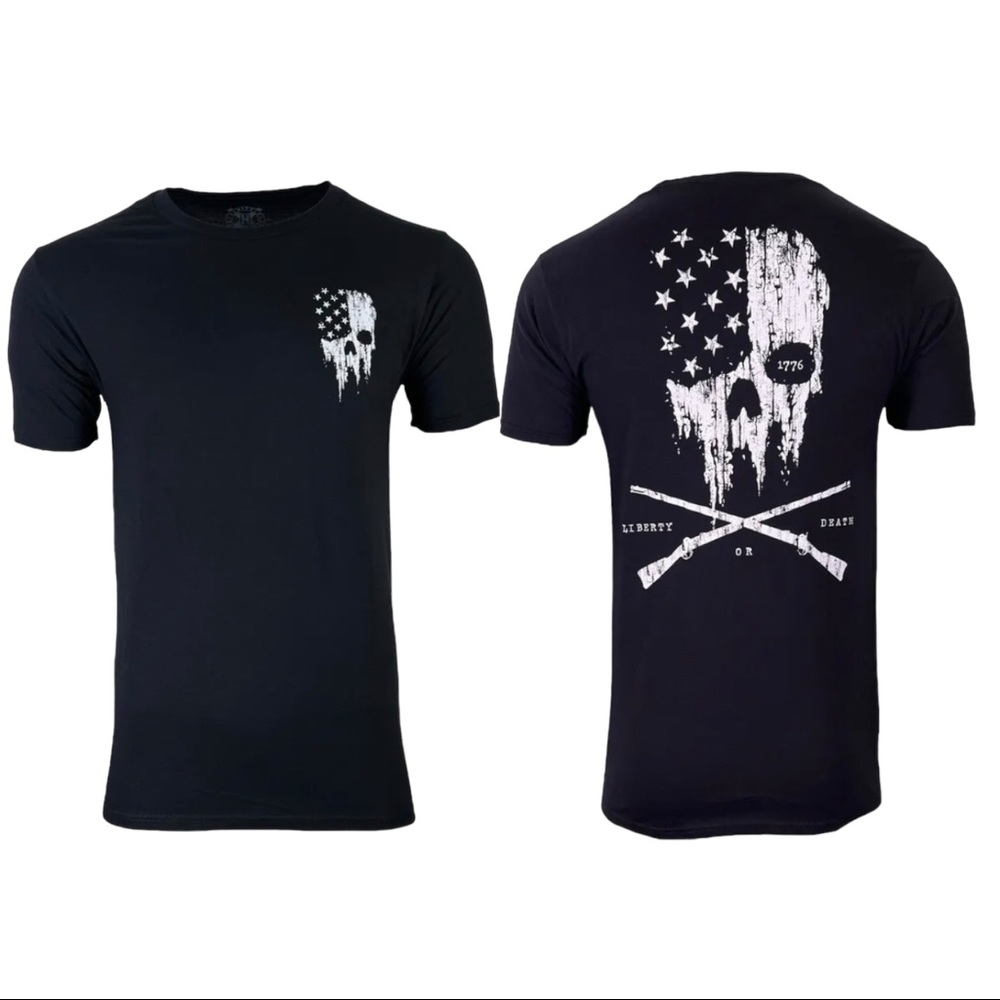 Howitzer Style Men's T-Shirt LIBERTY FORGED Military Grunt MFG